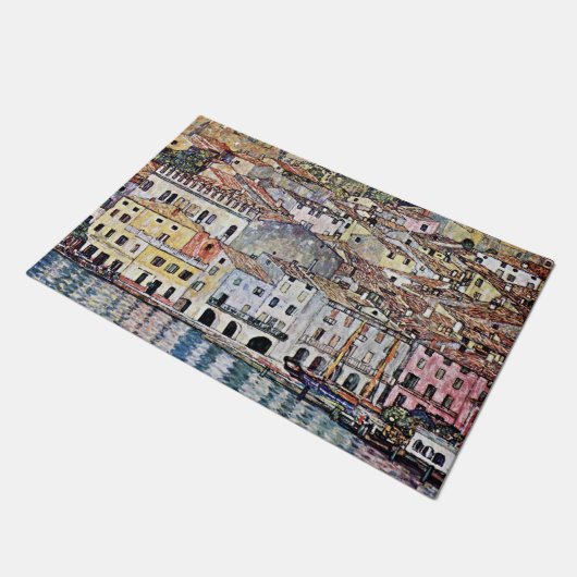 Malcesine bij het Gardameer, Gustav Klimt Deurmat (Schuin)