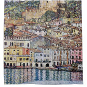 Malcesine bij het Gardameer, Gustav Klimt Douchegordijn (Voorkant)