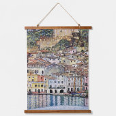 Malcesine bij het Gardameer, Gustav Klimt Hangend Wandkleed (Voorkant)