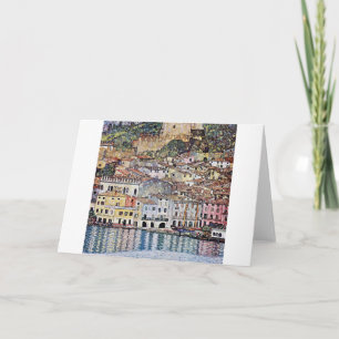 Malcesine bij het Gardameer, Gustav Klimt Kaart