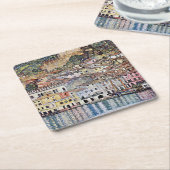 Malcesine bij het Gardameer, Gustav Klimt Kartonnen Onderzetters (Schuin)