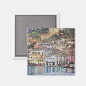Malcesine bij het Gardameer, Gustav Klimt Magneet (Voorkant / Achterkant)