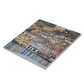 Malcesine bij het Gardameer, Gustav Klimt Tegeltje (Zijkant)