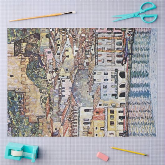 Malcesine bij het Gardameer, Gustav Klimt Tissuepapier (Craft)