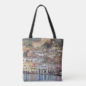 Malcesine bij het Gardameer, Gustav Klimt Tote Bag (Achterkant)