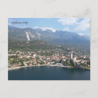 Malcesine Gardameer Italië Feestdagenkaart