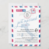 Malcesine Italy Airmail Post Weddenschap Reception Kaart (Voorkant)