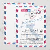 Malcesine Italy Airmail Post Weddenschap Reception Kaart (Voorkant / Achterkant)