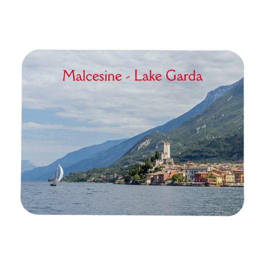 Malcesine, Lake Garda fridge magnet Magneet (Horizontaal)