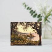 Malcesine, Lake Garda, Italië Vintage Travel Briefkaart (Staand voorkant)