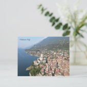 Malcesine Lake Garda Italy Feestdagenkaart (Staand voorkant)
