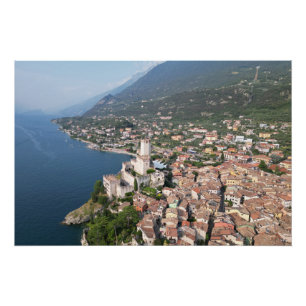 Malcesine Meer van Garda Italië Perfect Poster