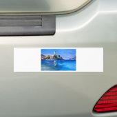 Malcesine met Castello Scaligero Bumpersticker (Op auto)