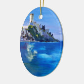 Malcesine met Castello Scaligero Keramisch Ornament (Links)