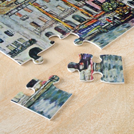Malcesine on Lake Garda By Gustav Klimt Legpuzzel (Zijkant)