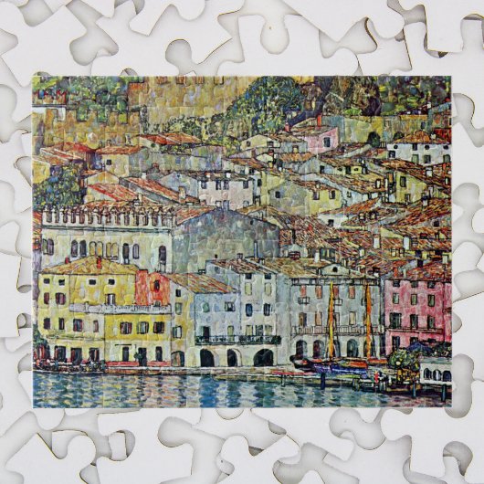Malcesine on Lake Garda By Gustav Klimt Legpuzzel