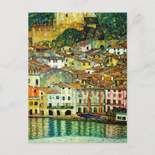 Malcesine op het Gardameer (1913), Gustav Klimt Briefkaart (Voorkant)