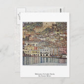 Malcesine op het Gardameer door Gustav Klimt Briefkaart (Voorkant / Achterkant)