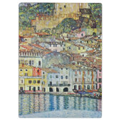 Malcesine op het Gardameer door Gustav Klimt Klembord (Achterkant)