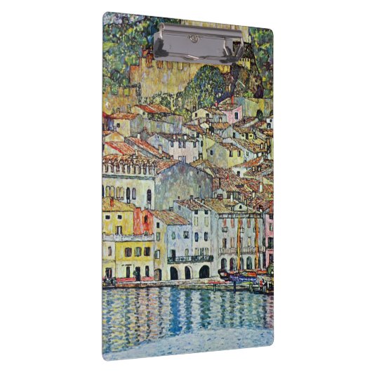 Malcesine op het Gardameer door Gustav Klimt Klembord (Rechts)