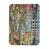 Malcesine op het Gardameer door Gustav Klimt Magneet (Verticaal)