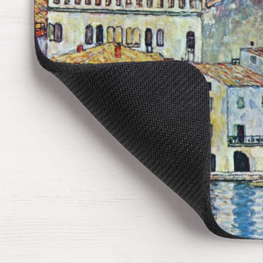 Malcesine op het Gardameer door Gustav Klimt Muismat (Hoek)