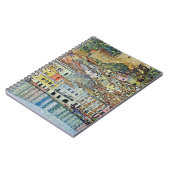 Malcesine op het Gardameer door Gustav Klimt Notitieboek (Linkerzijde)