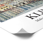 Malcesine op het Gardameer door Gustav Klimt Poster (Hoek)