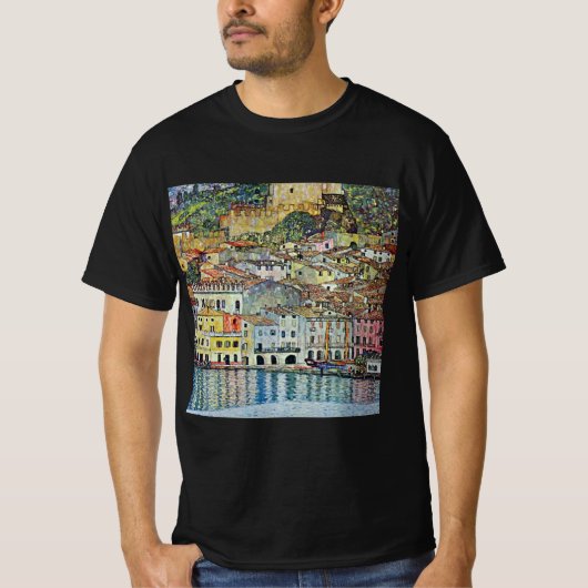 Malcesine op het Gardameer door Gustav Klimt T-shirt (Voorkant)