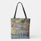 Malcesine op het Gardameer door Gustav Klimt Tote Bag (Achterkant)