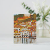 Malcesine op het Gardameer schattig Briefkaart (Staand voorkant)