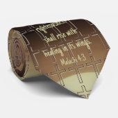 Malchi 4:3 stropdas Sunrise Scripting (Opgerold)