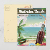 Malcolm Beach, Providenciales, Turks en Caicos Briefkaart (Voorkant / Achterkant)