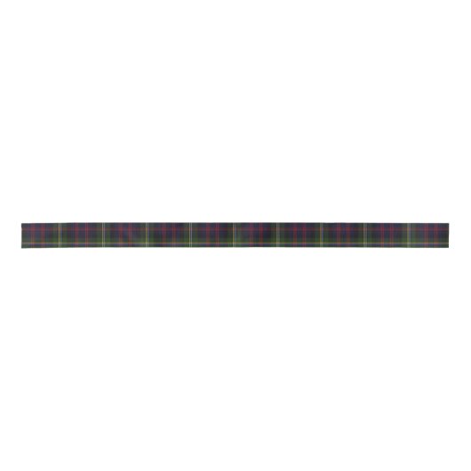 Malcolm Clan Tartan Pset Ribbon Satijnen Lint (Voorkant)