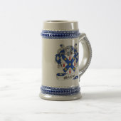 Malcolm Coat of Arms Stein - Family Crest Bierpul (Voorkant rechts)