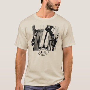 Malcolm kijkt uit het raam t-shirt