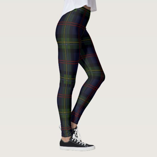 Malcolm Pset Tartan Scottish Clan Leggings (Rechts)