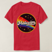 Malcolm Rainbow in ruimte  stijl T-shirt (Design voorkant)
