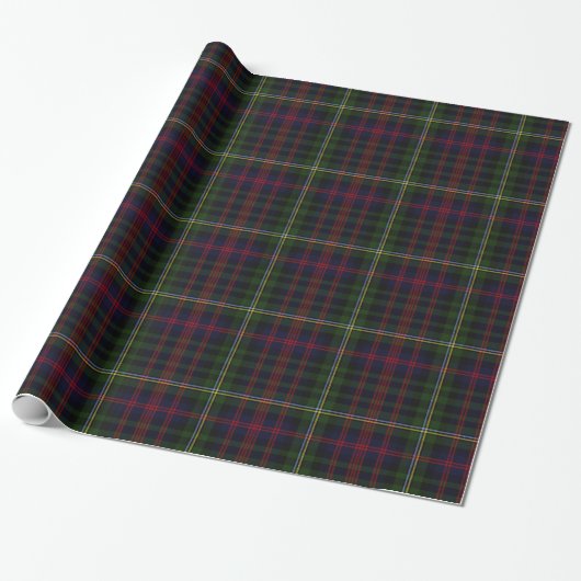 Malcolm Scottish Tartan Pset Wrapping Paper Cadeaupapier (Uitgerold)