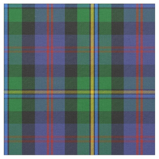 Malcolm Tartan Print Stof (Close Up)