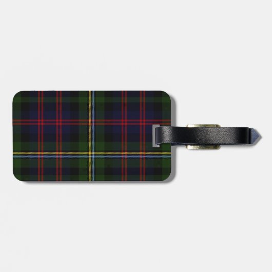 Malcolm Tartan Pset Bagagelabel (Achterkant horizontaal)