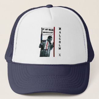 Malcolm X - By Any Means Necessary T-Shirt Trucker Pet