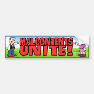 Malcontent Unite Bumpersticker