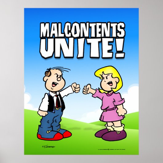 Malcontent Unite Poster (Voorkant)
