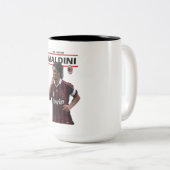 Maldini ac milan tweekleurige koffiemok (Voorkant rechts)