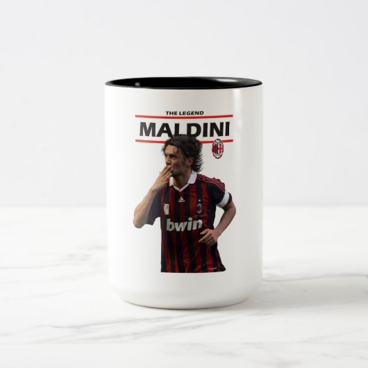 Maldini ac milan tweekleurige koffiemok (Center)