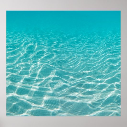 Maldive Beach Reflections Mooi Uitzicht. Poster (Voorkant)