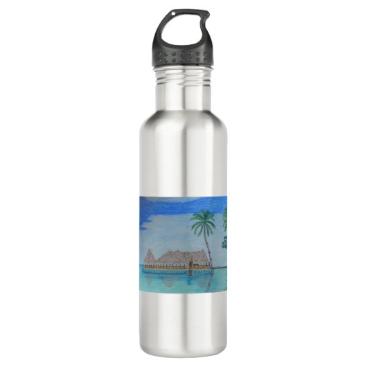 Maldiven 2 waterfles  (Voorkant)