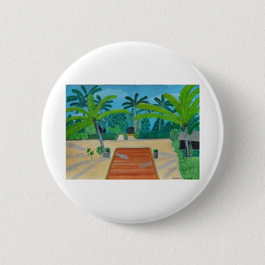 Maldiven 3.JPG Ronde Button 5,7 Cm (Voorkant)