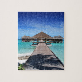 maldiven-666122 TROPISCHE PARADISE ACHTERGRONDWAL Legpuzzel